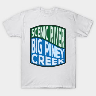 Big Piney Creek Scenic River wave T-Shirt